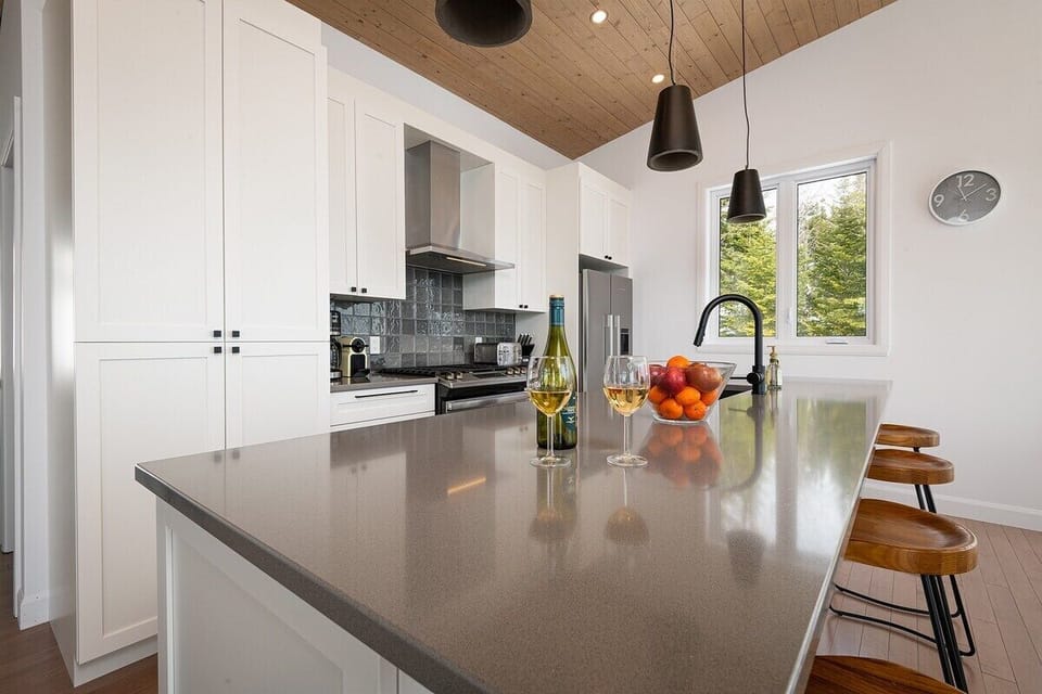 A spacious island, a perfect spot to gather, cook, and create memories.