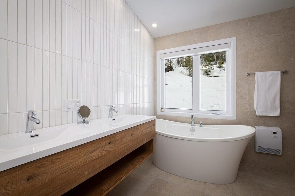 Soak in tranquility, with a view to inspire relaxation.