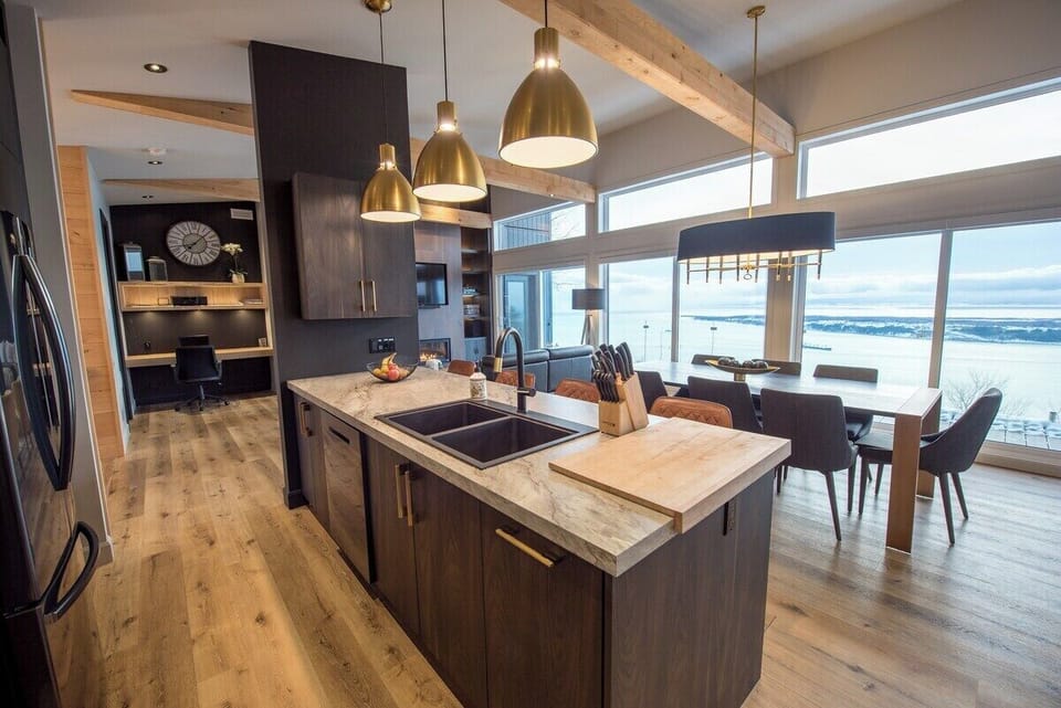 Where cooking meets the view every meal becomes an occasion.