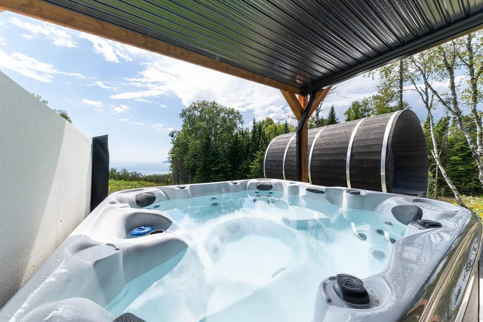 Bubbles, views, and nothing to do but relax.