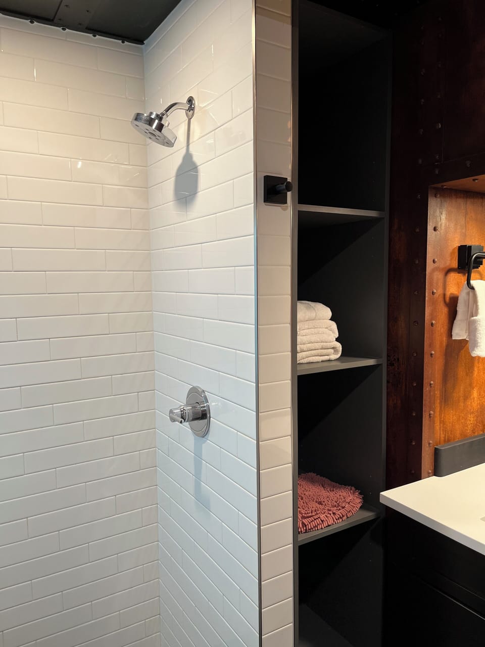 Towels, soap, shampoo, toilet paper
