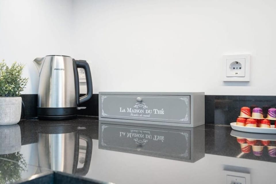 Penthouse, City View | Private kitchen | Fridge, microwave, oven, stovetop