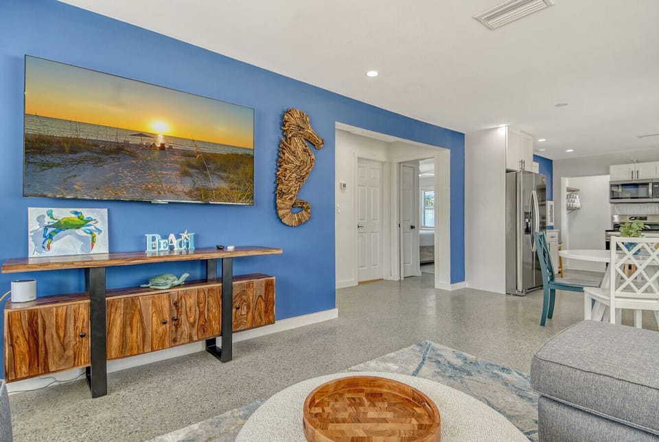 spacious, open living area
