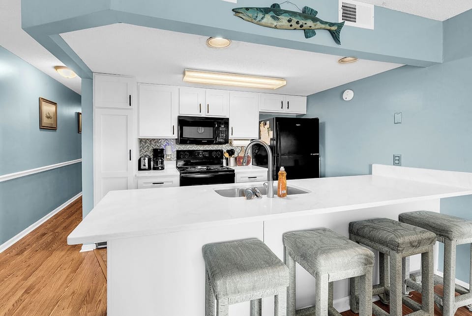 Freshly updated kitchen
