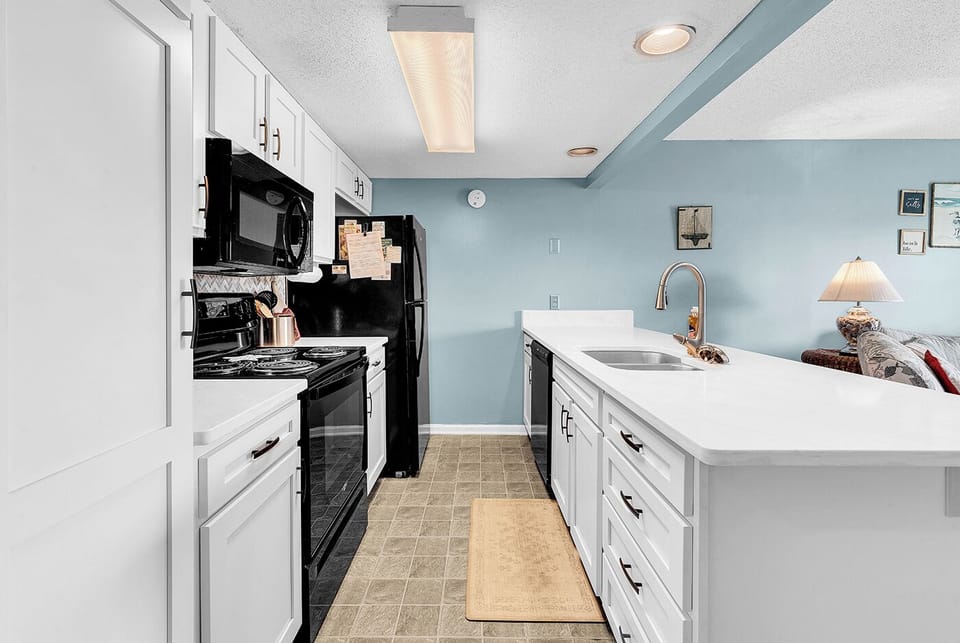 freshly updated kitchen