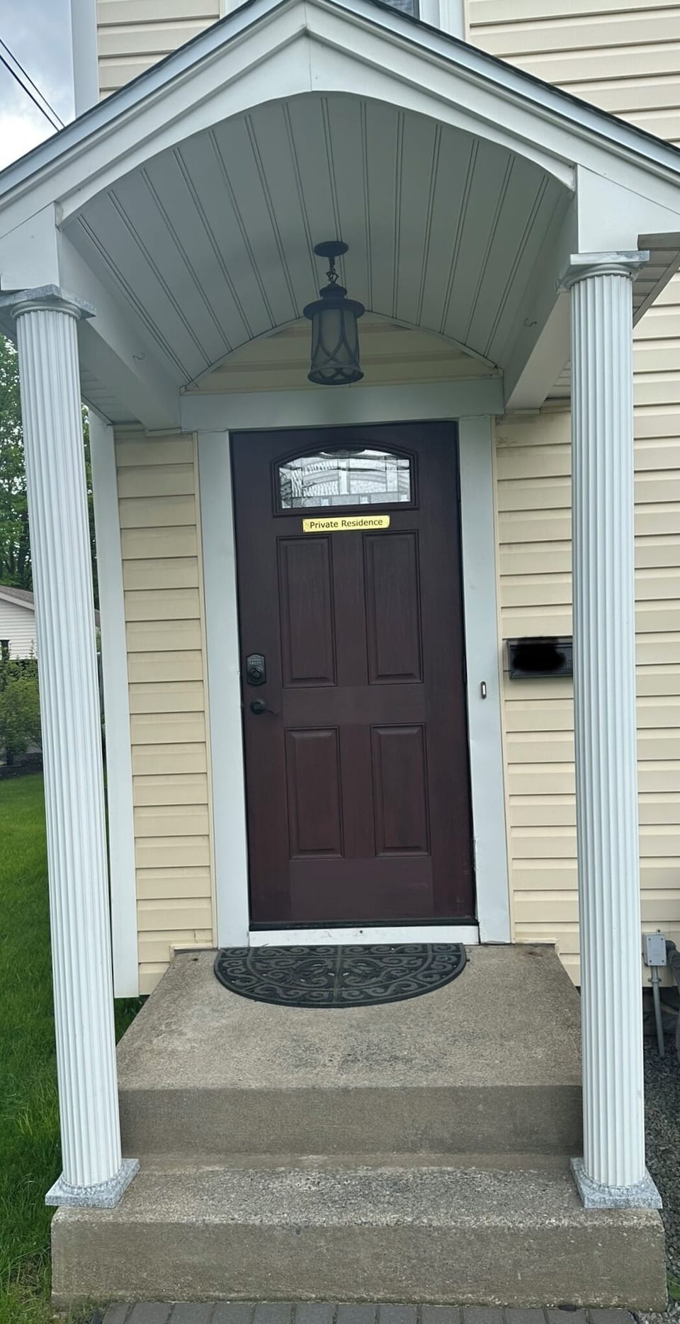 Front of residence 