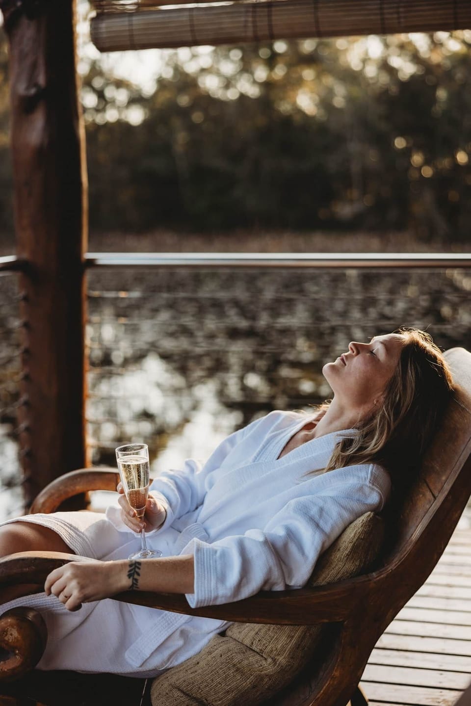 A gentle exhale