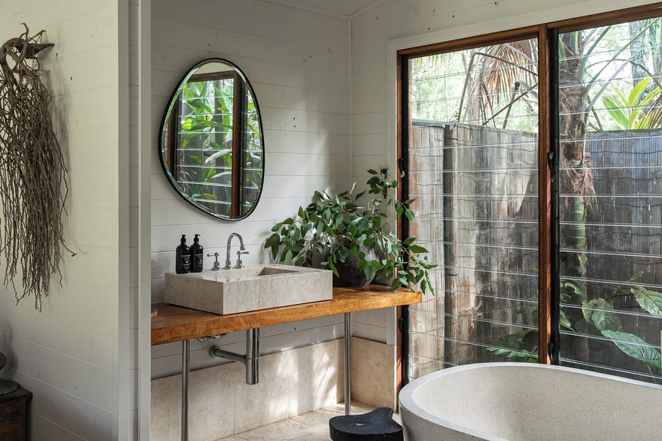 Rainforest bathroom gardens