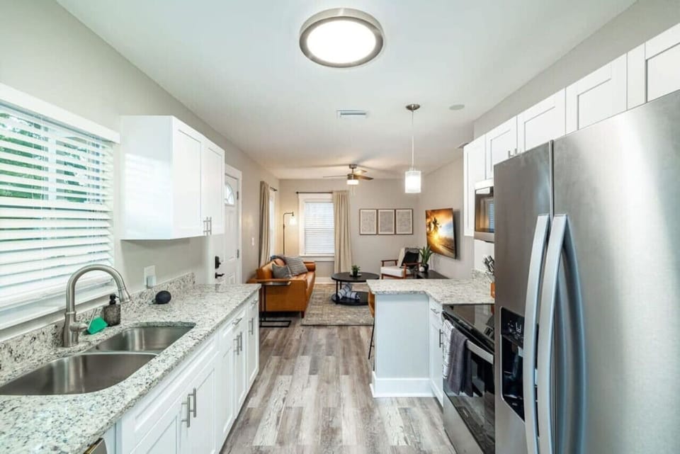 Cook, dine, and relax all in one flowing space—perfect for both quick meals and cozy evenings in.
