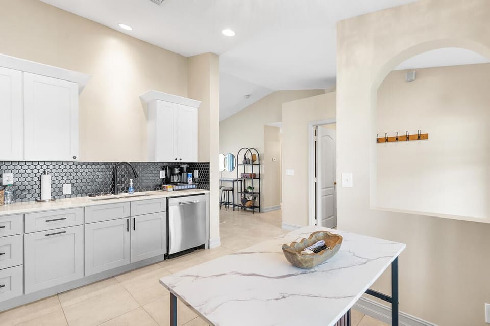 Our kitchen is also equipped with a dishwasher so clean up should be a breeze. 