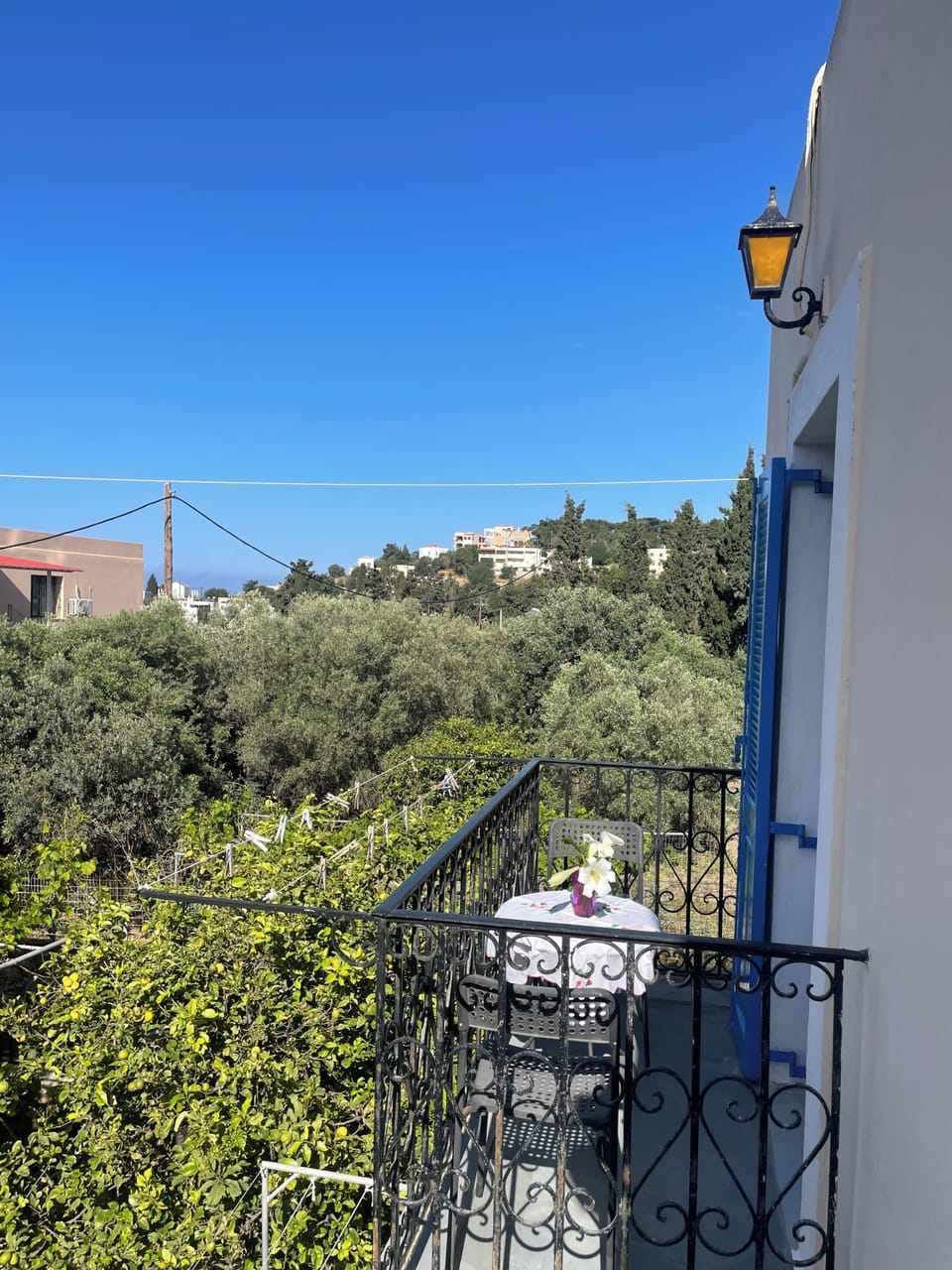 Comfort Double Room, Balcony, Garden View | Terrace/patio