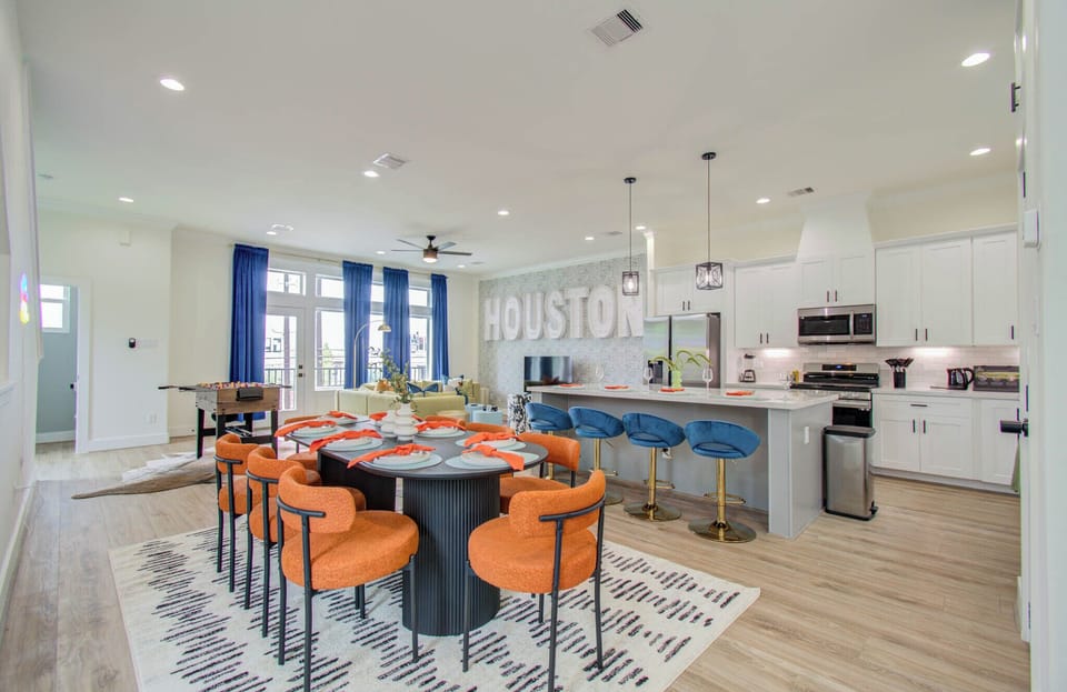 Entertain with our expansive dining area accommodating up to 8 guests