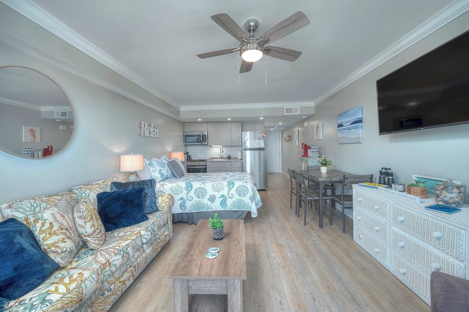 A cozy spot for a family of four.