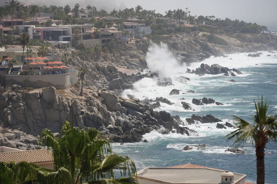 Ocean view from the balcony
