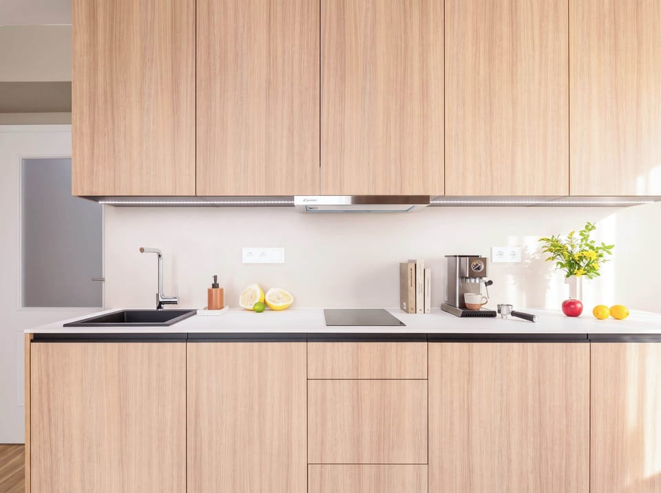 Kitchen is fully equipped with everything you need for basic cooking - please, see the list of amenities