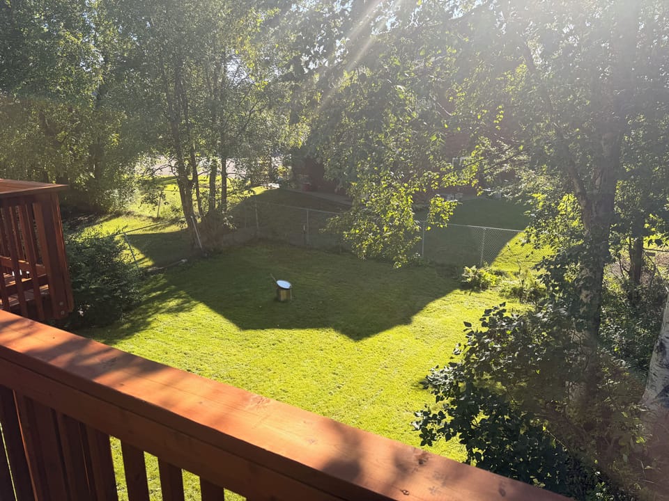 Shared backyard