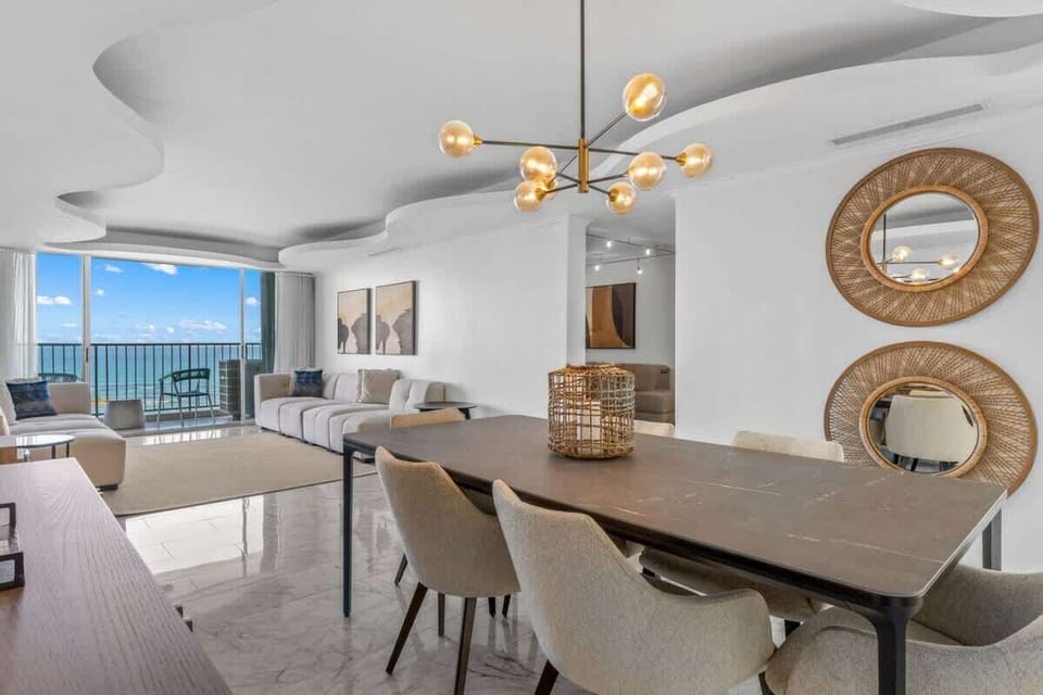 The combination of colors, textures, and furnishings has been thoughtfully curated to enhance the overall appeal of the space.