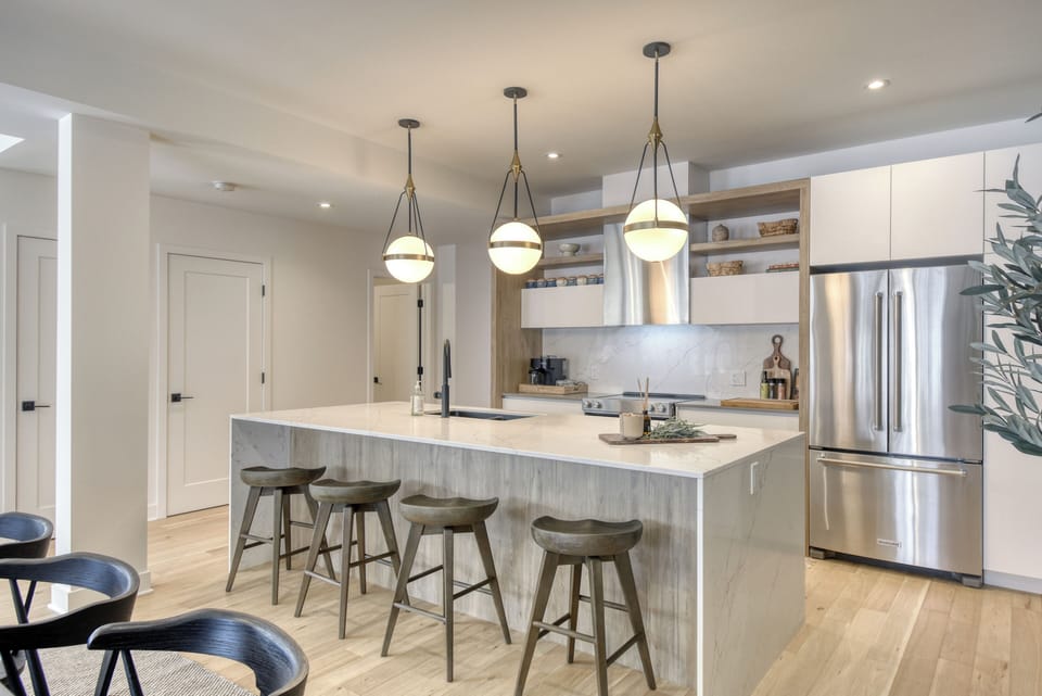 Premium Condo, 3 Bedrooms | Private kitchen | Full-size fridge, microwave, oven, dishwasher