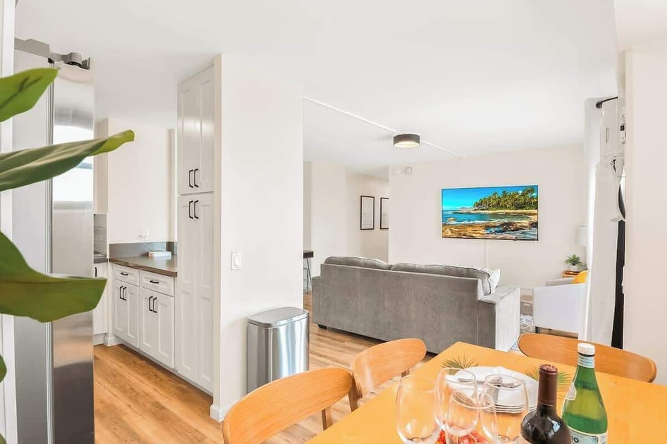 Dining and kitchen area.