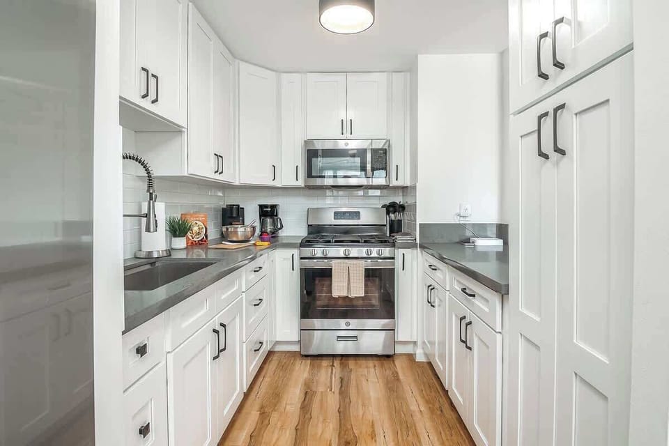 Fully equipped kitchen perfect for your culinary needs.