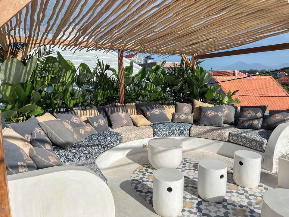 Design Villa, Patio, Pool View | Living area