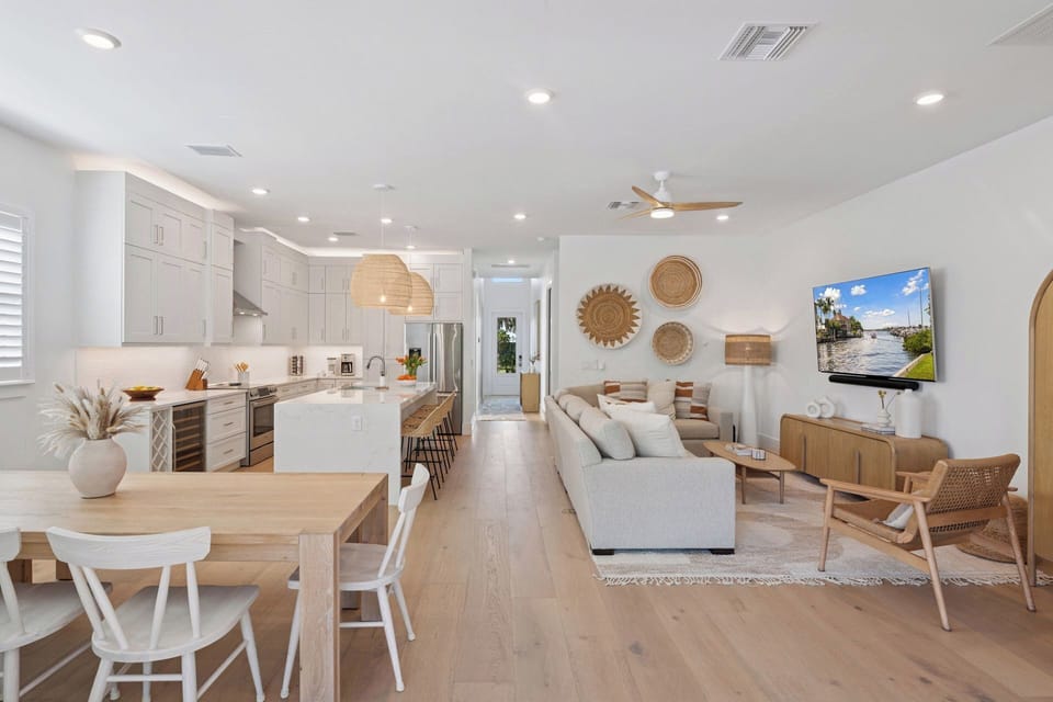 Main living space where you'll enjoy high end custom finishes.