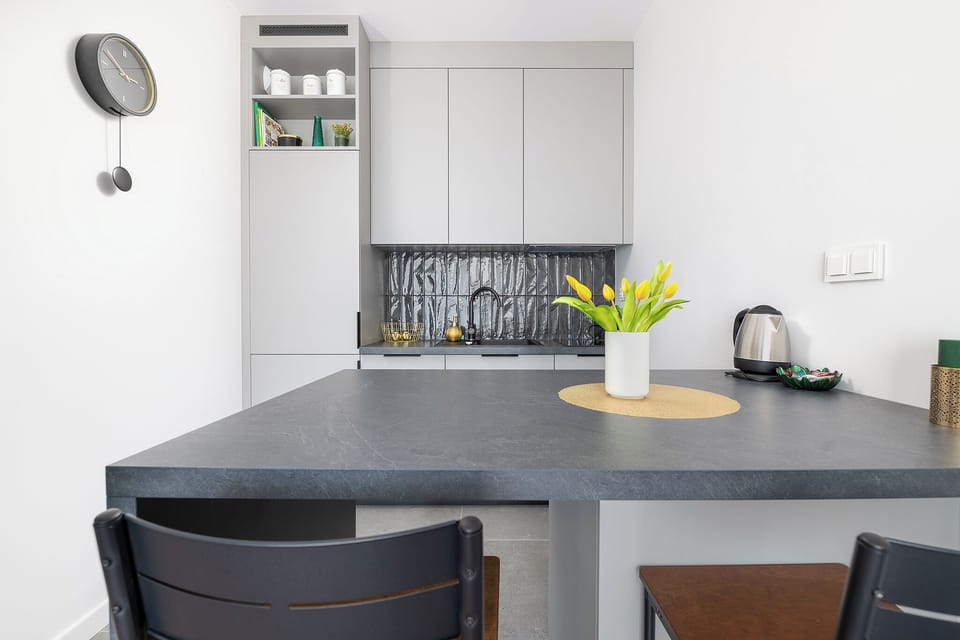 Classic Apartment, Balcony | Private kitchenette | Electric kettle