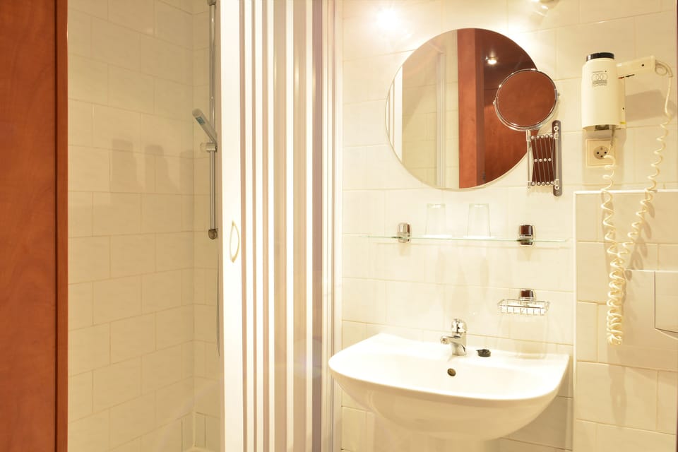 Free toiletries, hair dryer (on request), towels