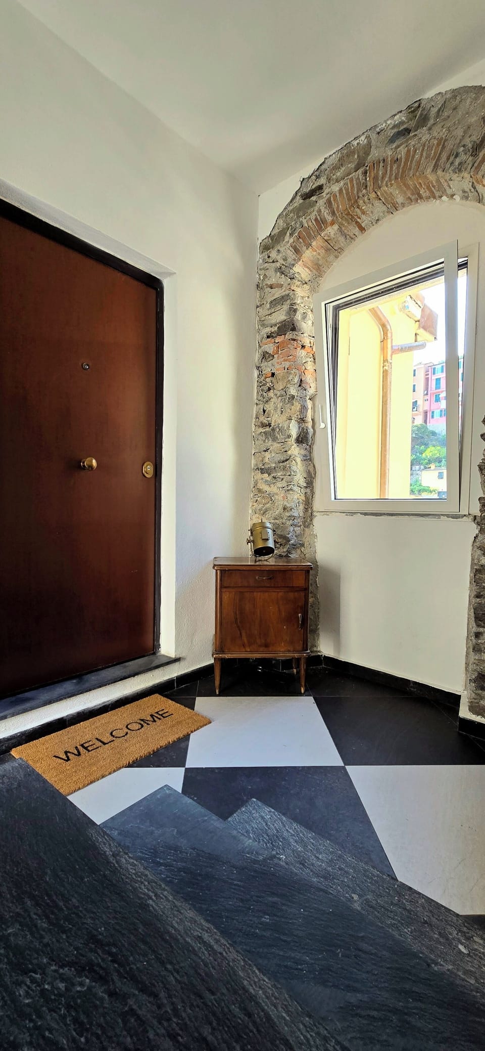 Interior entrance