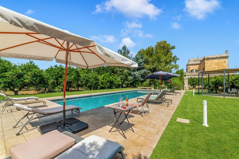 Family Villa, Multiple Bedrooms, Balcony (Villa Vallone Luxury With Pool) | Pool | Seasonal outdoor pool