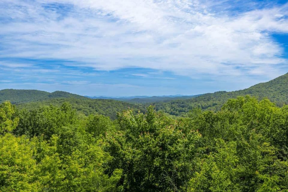 long-range view from the main level porch