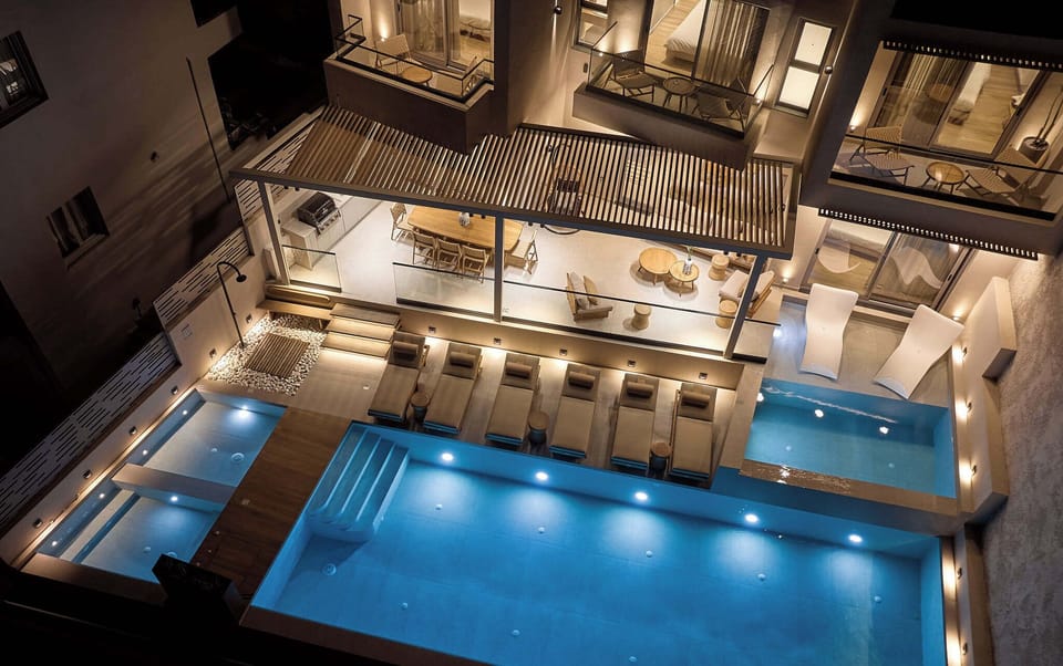  Experience the villa's enchanting ambiance.