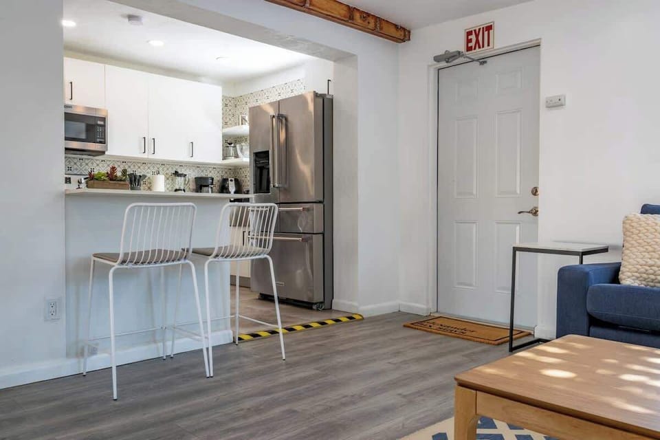 Exit to backyard