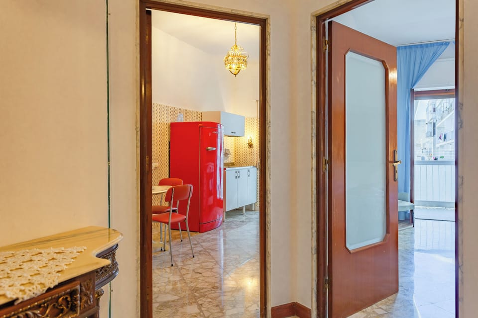 Interior entrance