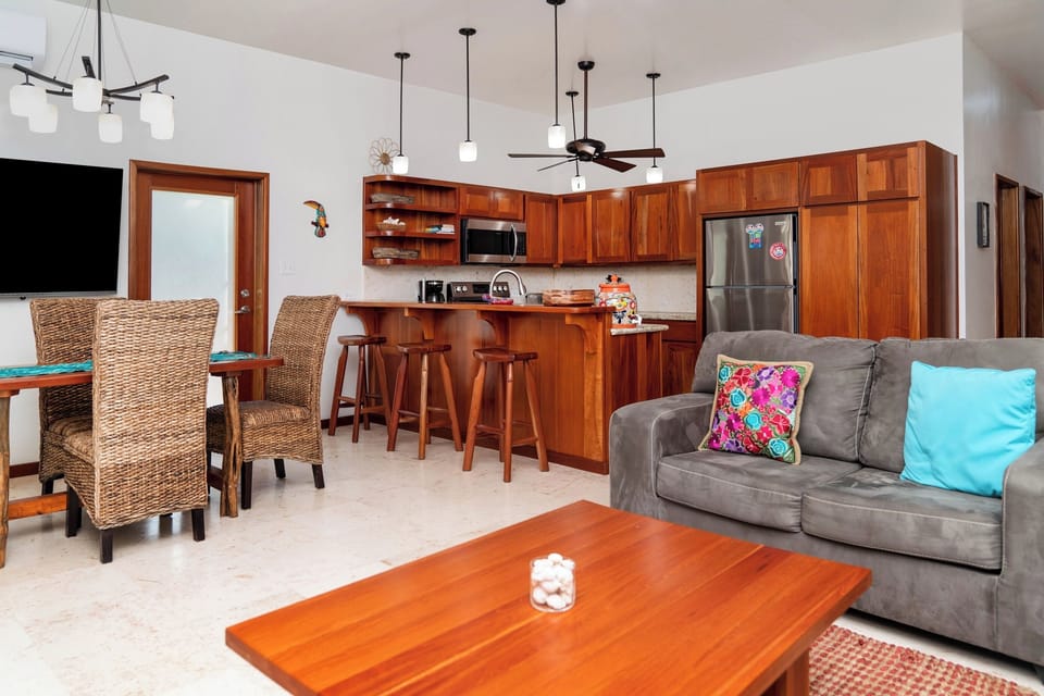 Open floor space