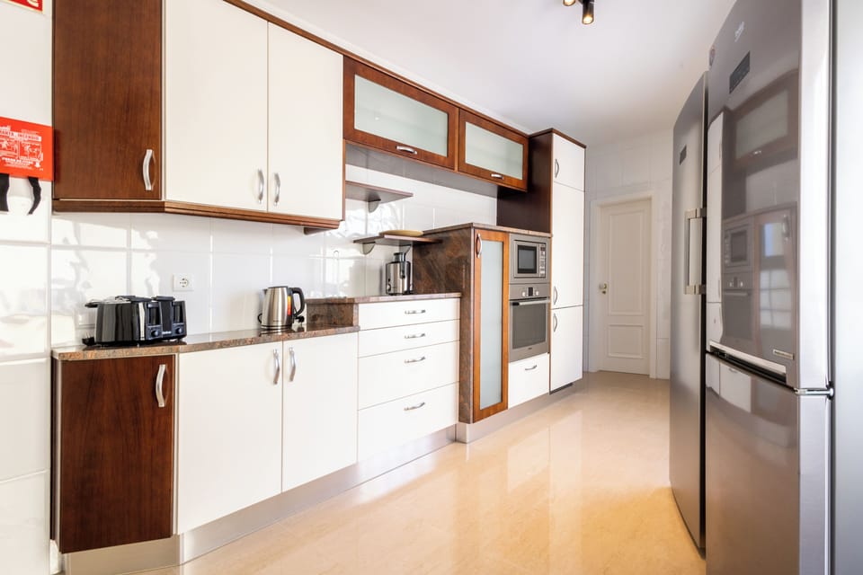 Superior Villa | Private kitchen | Electric kettle, toaster, highchair