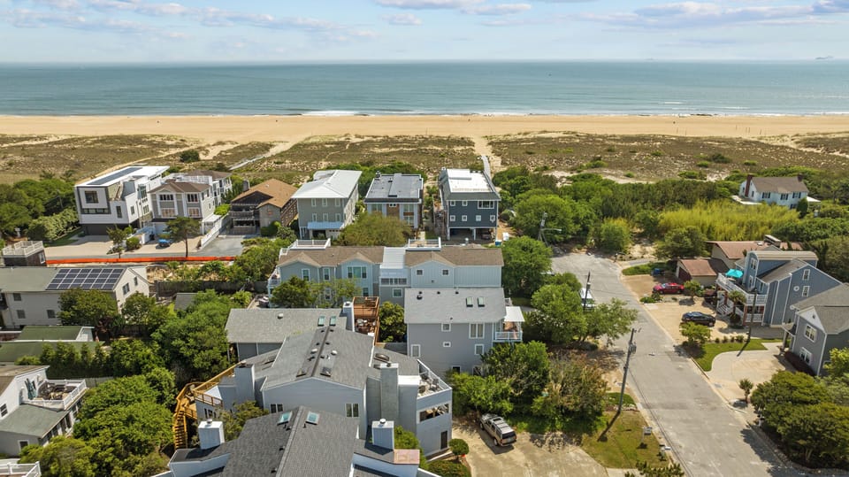 Aerial View of beach access