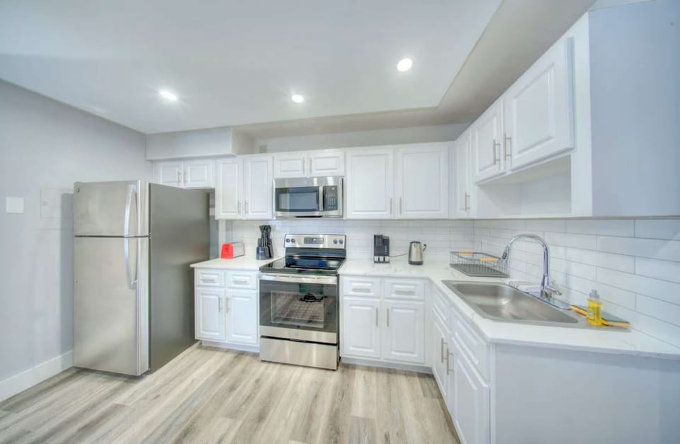 Spacious kitchen.