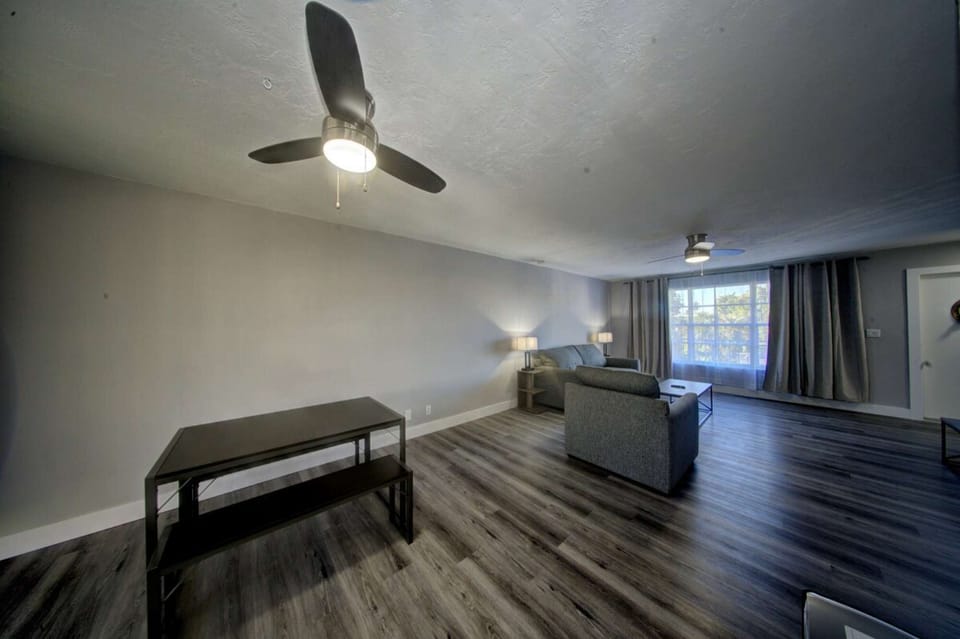 - Spacious, modern living area