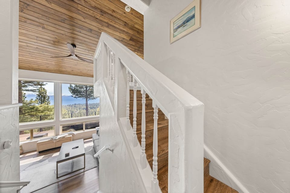 Upstairs to the tv/game room 