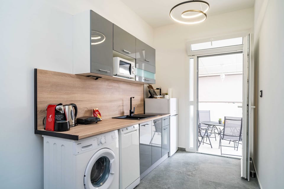 Apartment (Two Bedroom Apartment with Terrace an) | Private kitchen | Fridge