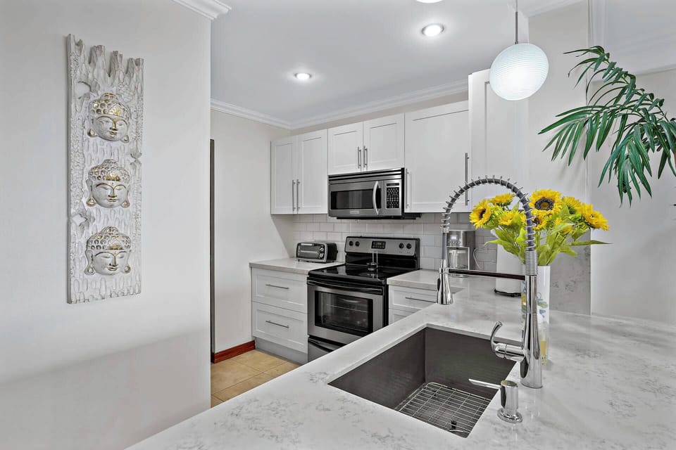 Small equipped kitchen
