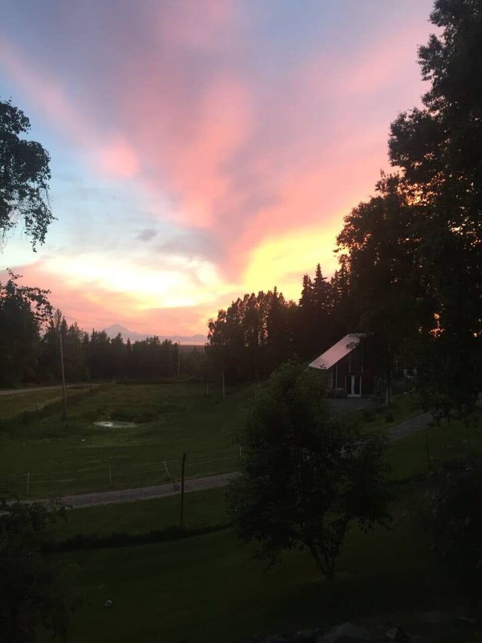Enjoy the beautiful Alaskan outdoor scenery.