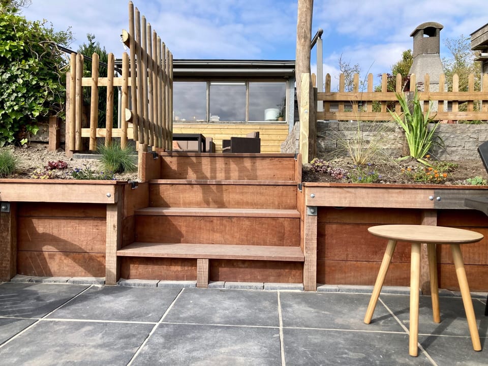 Chalet, 2 Bedrooms, Patio, Garden View | Terrace/patio