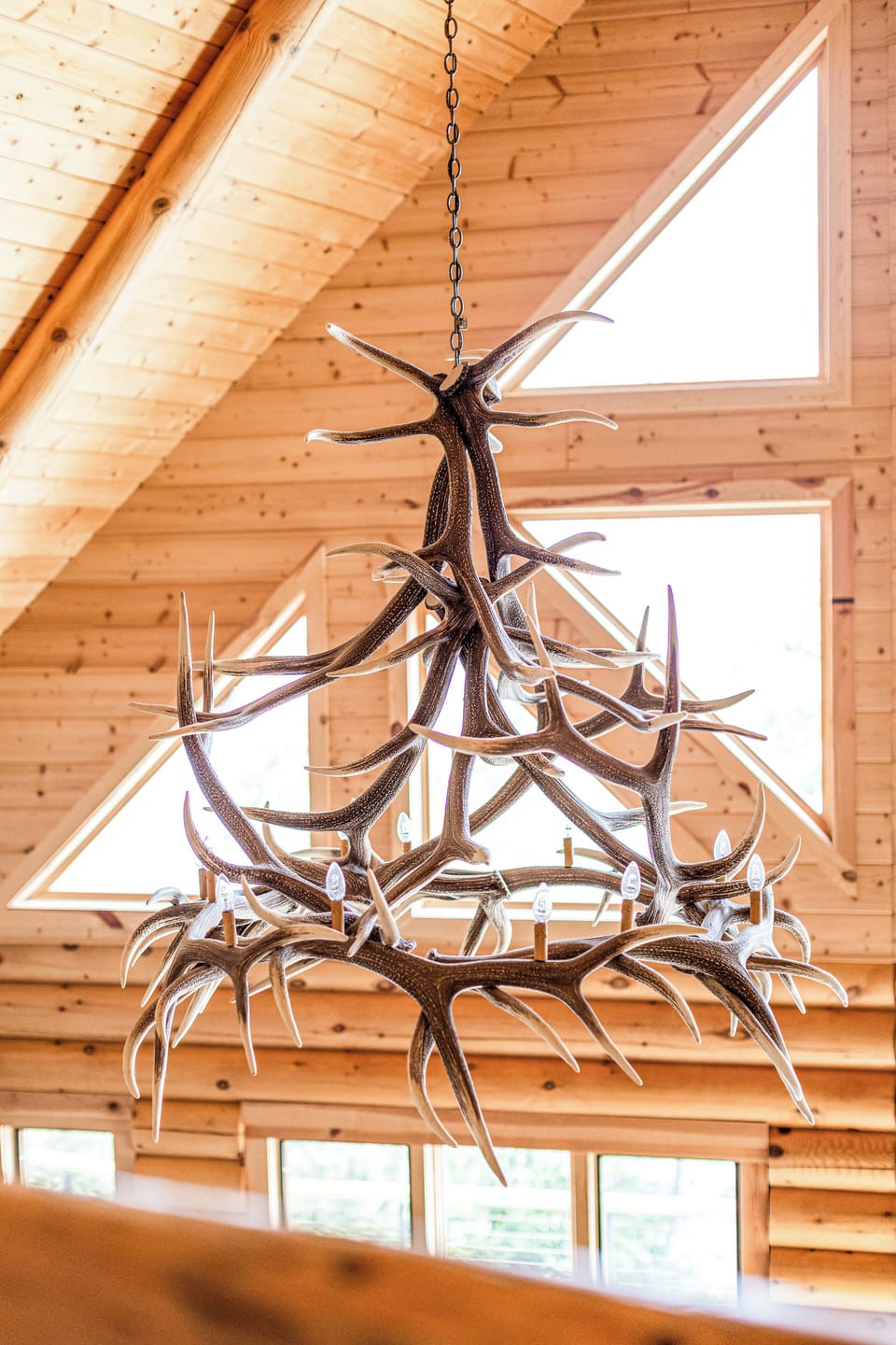 Oversized Chandelier in great room