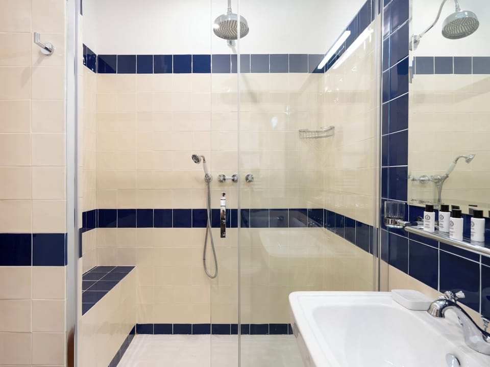 Deluxe Double Room | Bathroom | Free toiletries, hair dryer, bidet, towels