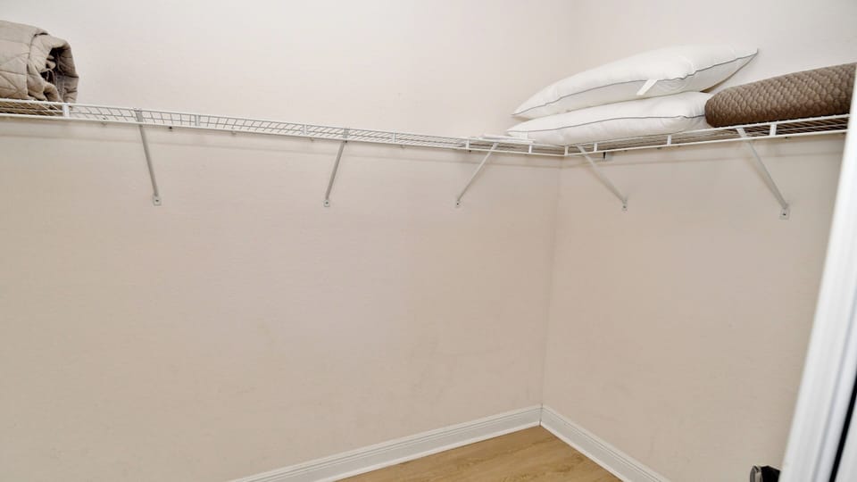 Large walk-in closet