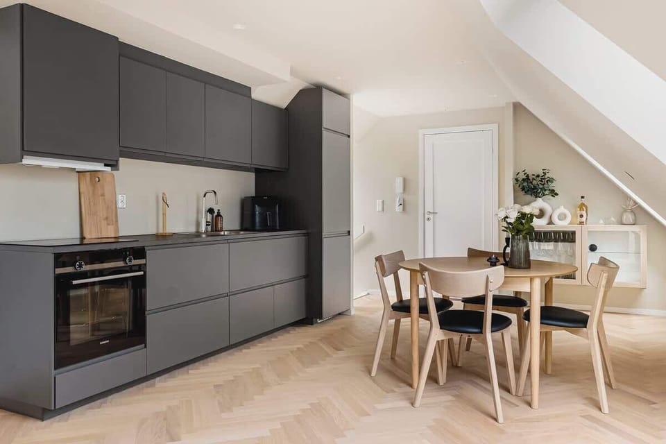 The kitchen is fully equipped with all you need to prepare your favorite meals at home.