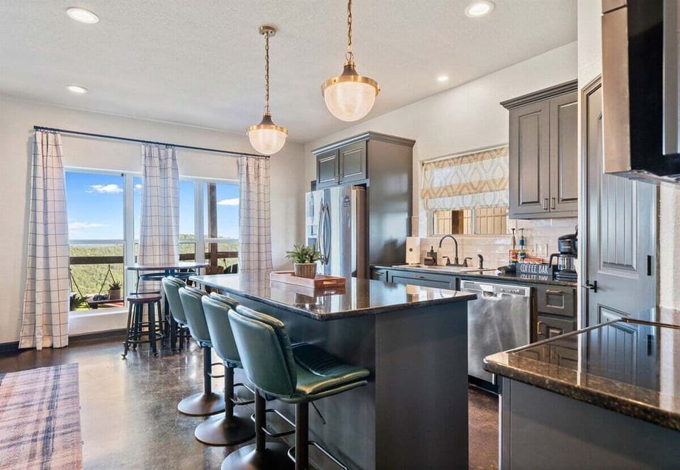 With sleek appliances and ample counter space, cooking here is both fun and efficient