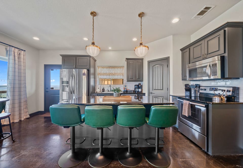 Our modern kitchen is fully equipped and ready for you to cook up a storm, with all the amenities you need